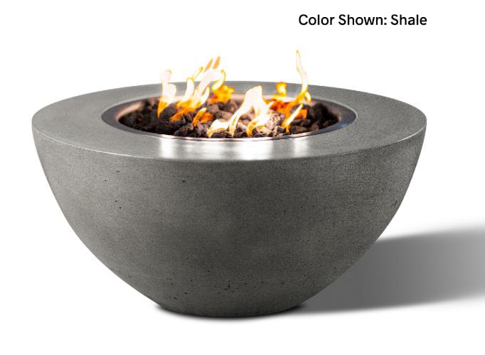 Slick Rock Concrete Oasis 34" Fire Bowl - Shale