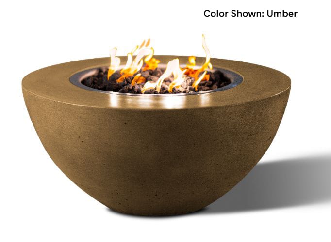 Slick Rock Concrete Oasis 34" Fire Bowl — Bowl Only - Umber