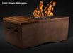 Slick Rock Concrete Oasis 48" Fire Table - Mahogany