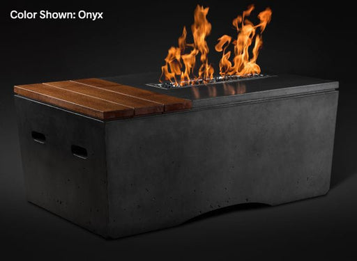 Slick Rock Concrete Oasis 48" Fire Table - Onyx