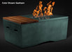 Slick Rock Concrete Oasis 48" Fire Table - Seafoam