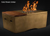 Slick Rock Concrete Oasis 48" Fire Table - Umber