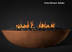 Slick Rock Concrete Oasis 60" Oval Fire Bowl - Adobe