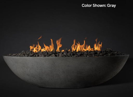 Slick Rock Concrete Oasis 60" Oval Fire Bowl - Gray
