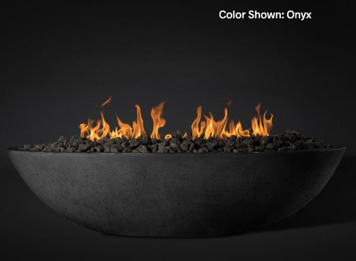 Slick Rock Concrete Oasis 60" Oval Fire Bowl - Onyx