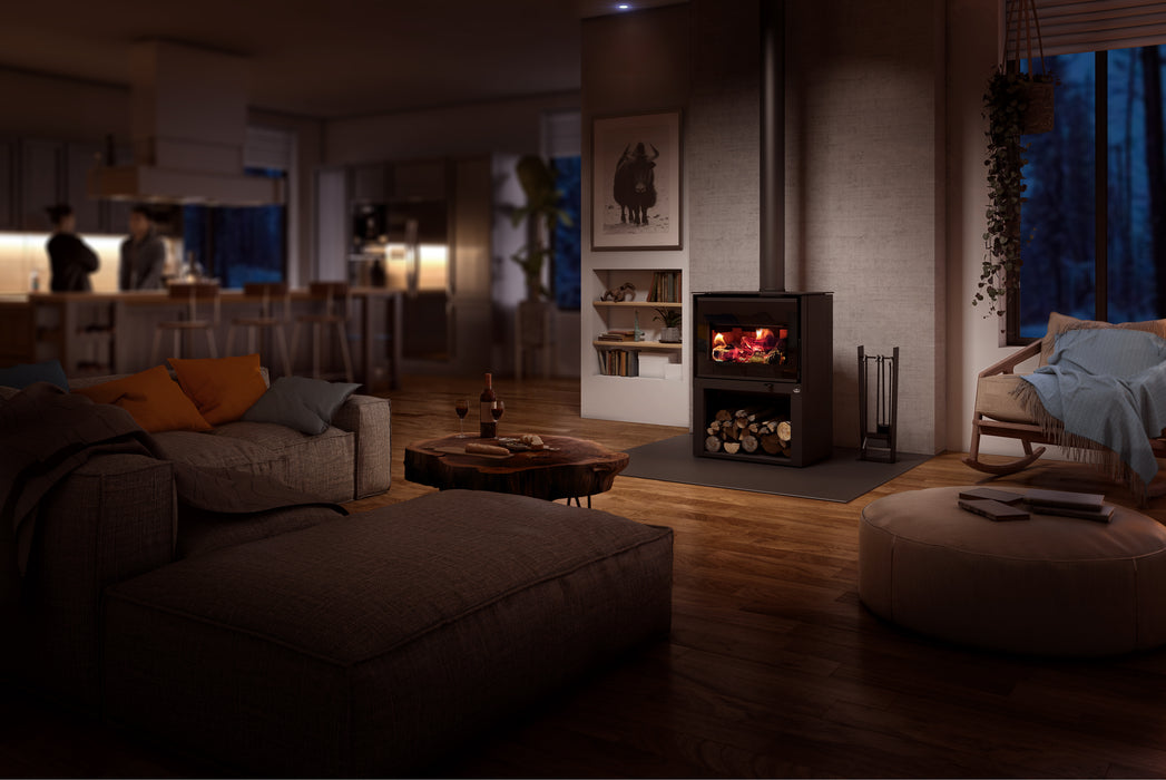 Osburn Inspire 2000 Wood Stove (OB02042) installed in a home interior