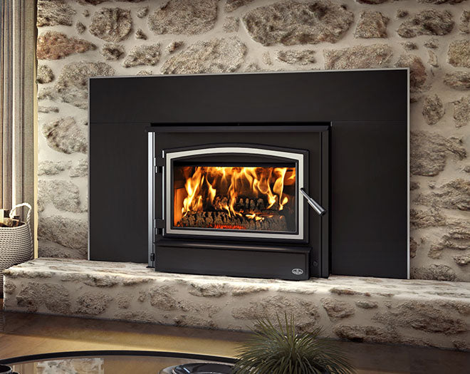 Osburn 3500 Wood Insert installed in a living room