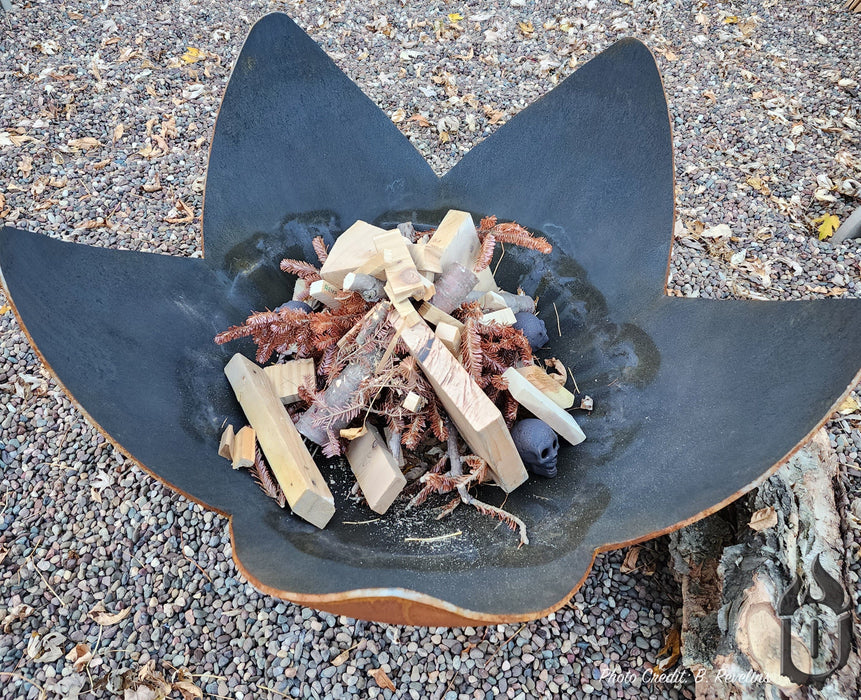Ohio Flame Fire Flower Artisan Fire Bowl