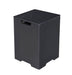 Elementi Marble Porcelain Square Tank Cover - Bulgaria Black
