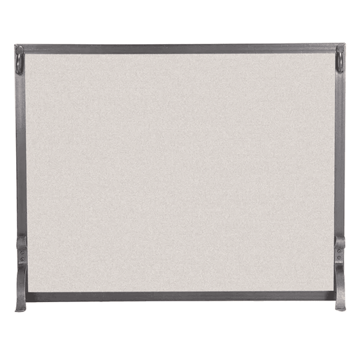 Pilgrim 44 Inch Single Panel Forged Iron Fireplace Screen