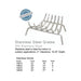 Pilgrim Stainless Steel Fireplace Grate 25 Inch