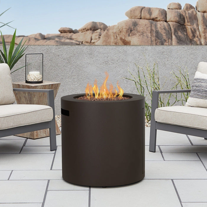 Real Flame Aegean 24" Round LP Fire Table