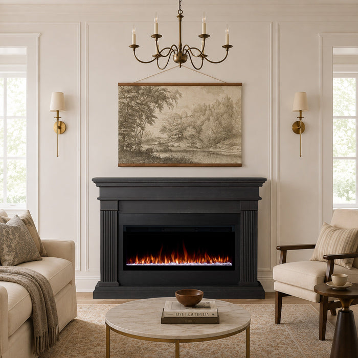 Real Flame Beau Landscape Smart Electric Fireplace