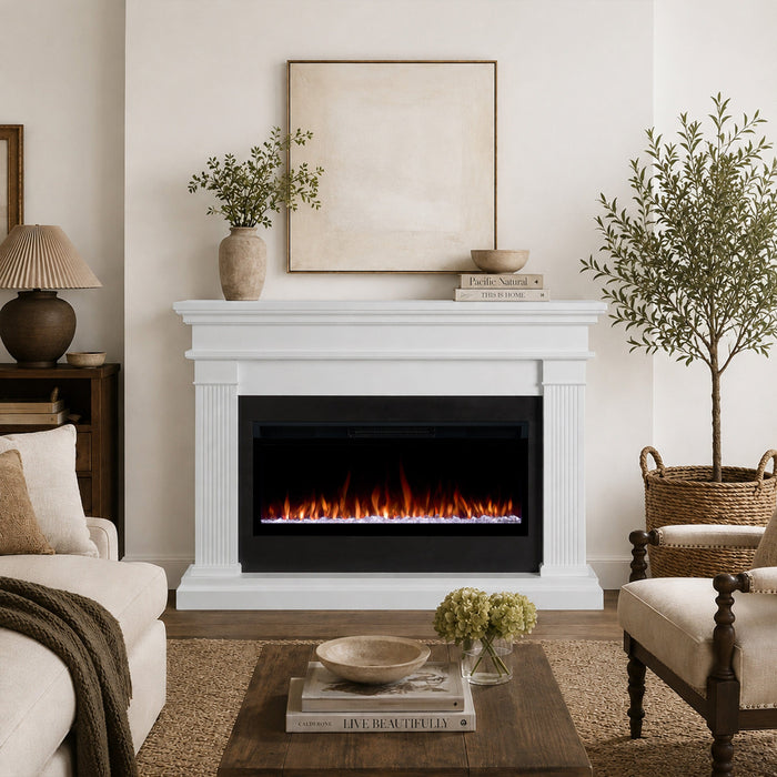 Real Flame Beau Landscape Smart Electric Fireplace