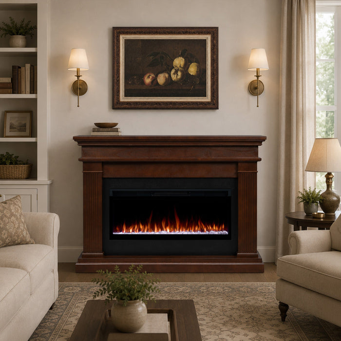 Real Flame Beau Landscape Smart Electric Fireplace