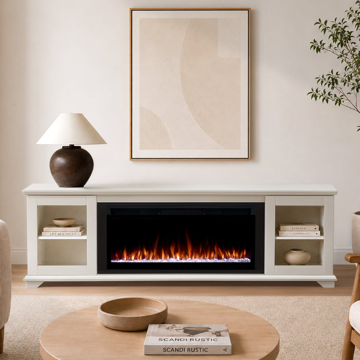 Real Flame Benjamin Landscape Smart Electric Fireplace Tv Stand