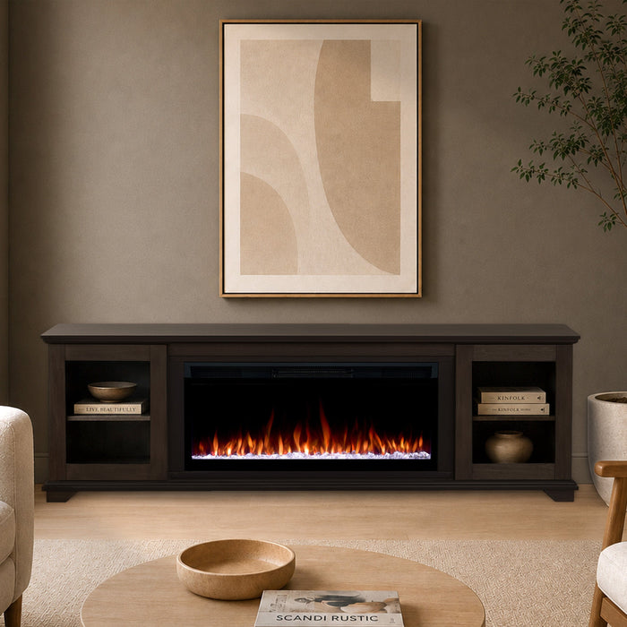 Real Flame Benjamin Landscape Smart Electric Fireplace Tv Stand