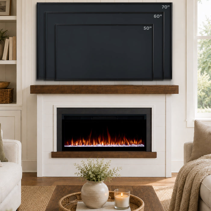Real Flame Bernice Landscape Smart Electric Fireplace
