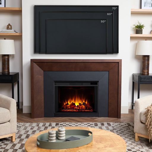 Real Flame Brooks Grand Fireplace Mantel