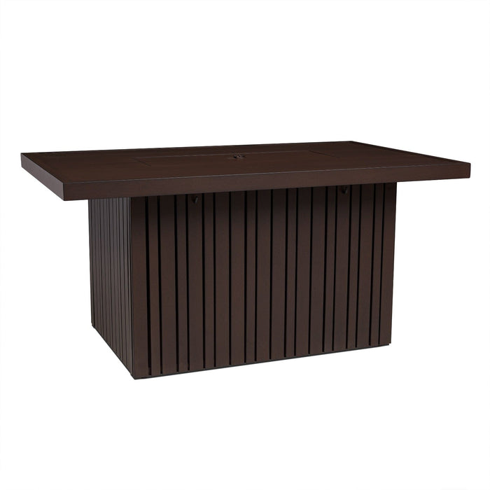 Real Flame Calvin 52" Rectangle Propane Fire Table