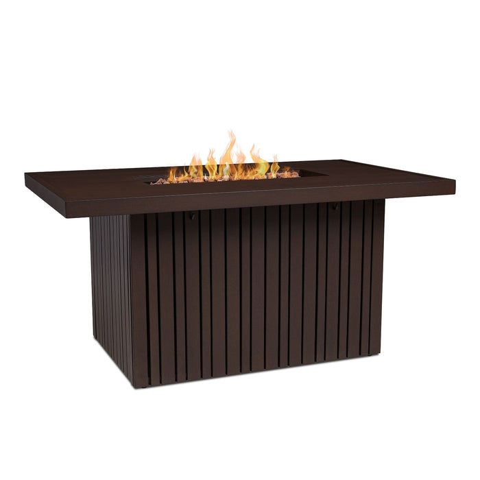 Real Flame Calvin 52" Rectangle Propane Fire Table