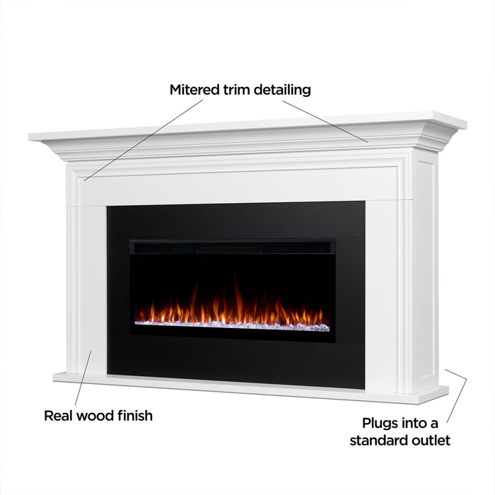 Real Flame Cleo Landscape Smart Electric Fireplace
