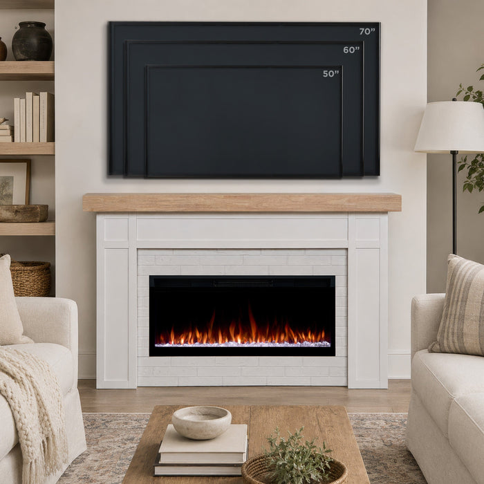 Real Flame Cravenhall Landscape Smart Electric Fireplace