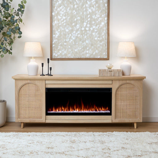 Real Flame Dahlia Landscape Smart Electric Fireplace Tv Stand