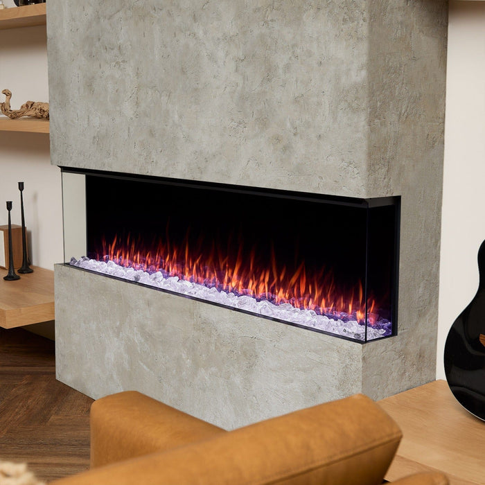 Real Flame Designer Series 64" 3-Sided Electric Fireplace Insert
