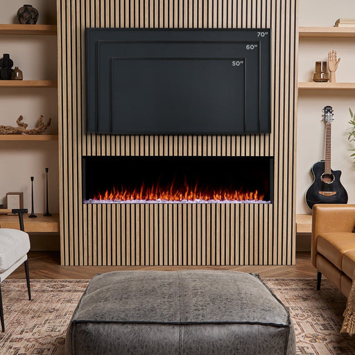 Real Flame Designer Series 64" 3-Sided Electric Fireplace Insert