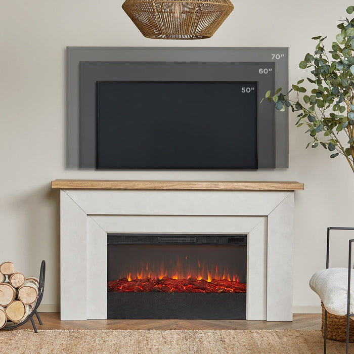 Real Flame Malie Landscape Mantel