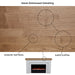 Real Flame Malie Landscape Smart Electric Fireplace