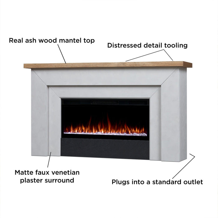 Real Flame Malie Landscape Smart Electric Fireplace