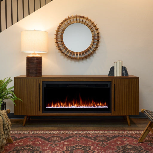 Real Flame Morris Landscape Smart Electric Fireplace Tv Stand
