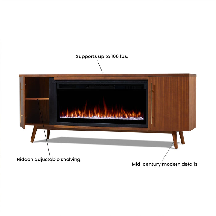 Real Flame Morris Landscape Smart Electric Fireplace Tv Stand