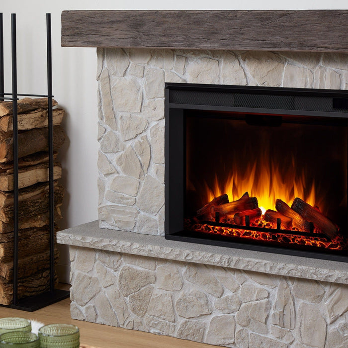 Real Flame Odette Electric Fireplace Mantel