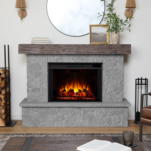 Real Flame Odette Electric Fireplace Mantel