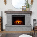 Real Flame Odette Electric Fireplace Mantel