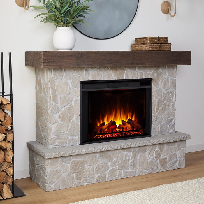 Real Flame Odette Electric Fireplace Mantel
