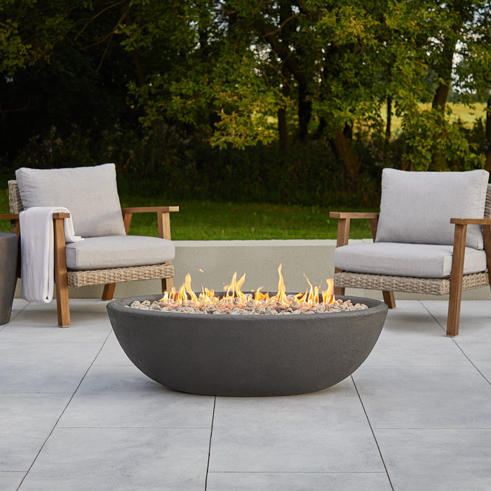 Real Flame Riverside Oval Fire Bowl