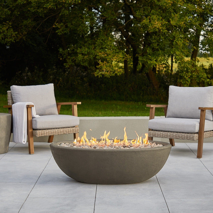 Real Flame Riverside Oval Fire Bowl