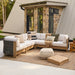 Real Flame Stratton Sectional - Set of 5