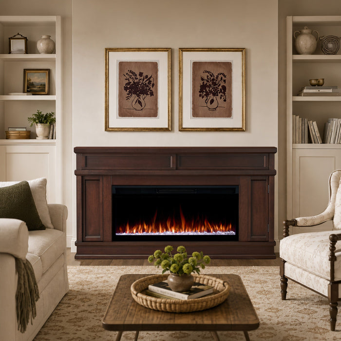 Real Flame Torrey Landscape Smart Electric Fireplace Tv Stand