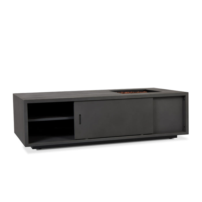 Real Flame Vance LP Fire Table with NG Conv