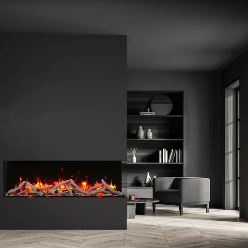Remii Bay Slim Lumina 3-sided smart electric fireplace