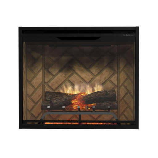 Dimplex Revillusion firebox with herringbone brick liner