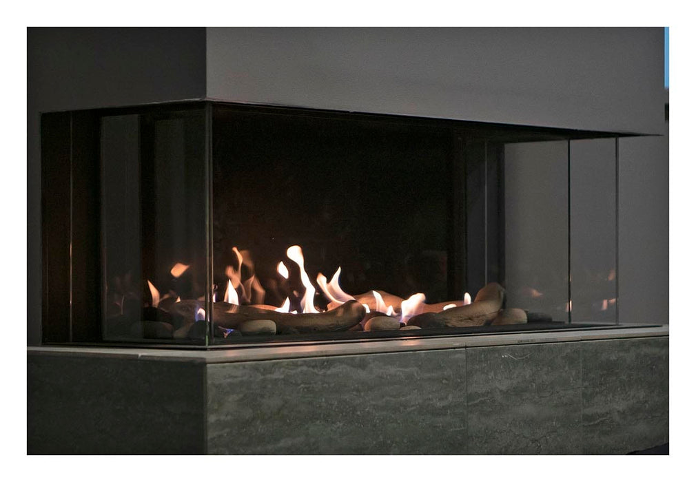 Sierra Flame Toscana – 3 Sided Peninsula Gas Fireplace