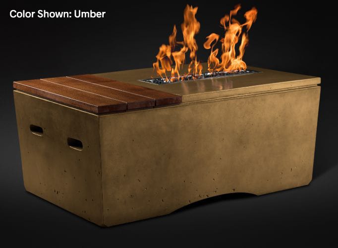 Slick Rock Concrete Oasis 48" Fire Table — Table Only