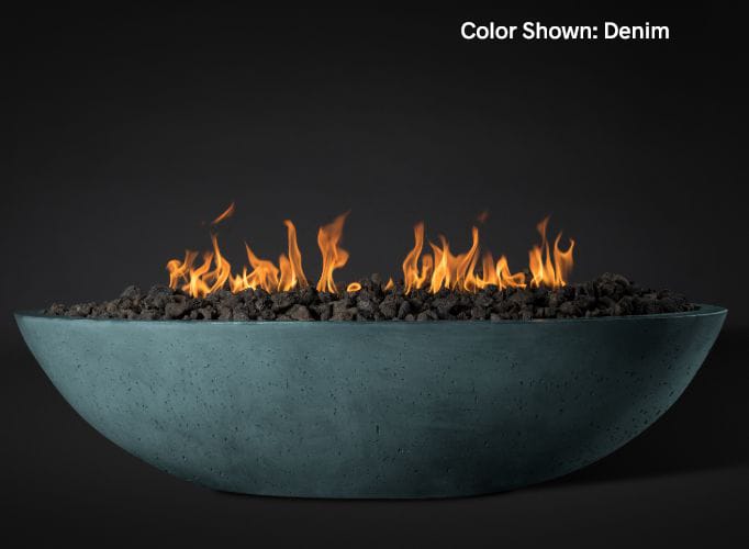 Slick Rock Concrete Oasis 60" Oval Fire Bowl — Bowl Only