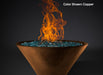 Slick Rock Concrete RidgeLine Fire Bowl Conical 29" D x 13" H — Bowl Only